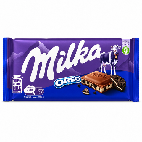 Milka Oreo Chocolate Bar 100g