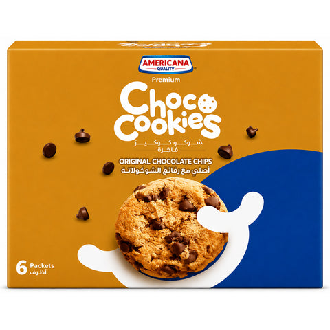 Americana Premium Choco Cookies Original Chocolate Chips 6 x 45g