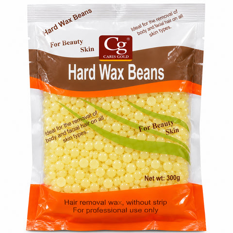 Caris Gold Professional Hard Wax Beans for Face & Body Hair Removal 300g