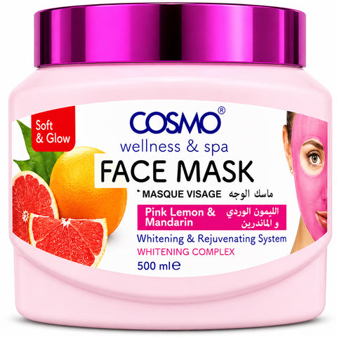 Cosmo Wellness  Spa Pink Lemon and Mandarin Face Mask 500ml