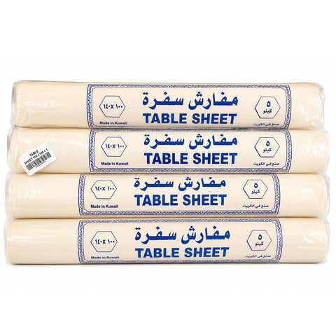 مفرش طاولة للاستعمال مرة واحدة 5 كجم (140 × 100 سم)