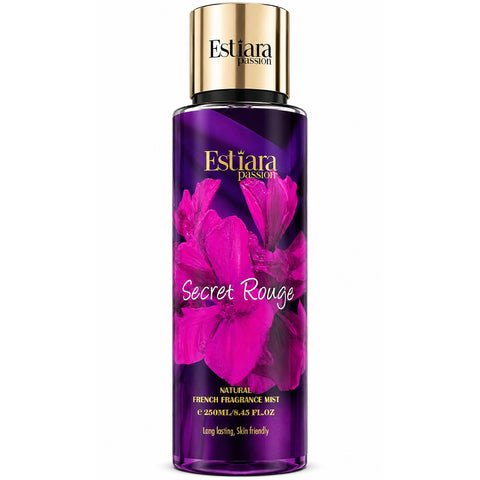 معطر الجسم إستيارا باشون سيكرت روج الفرنسي الطبيعي 250 مل