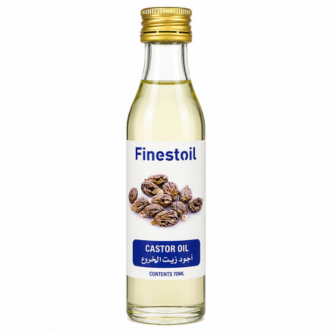 Finestoil Castor Oil Glass Bottle 70ml