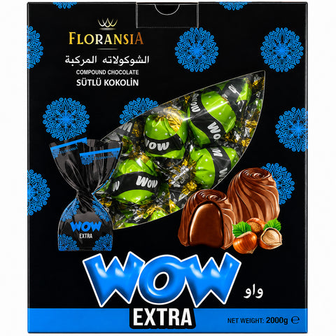 Floransia WOW Extra Compound Chocolate with Hazelnut 2000g