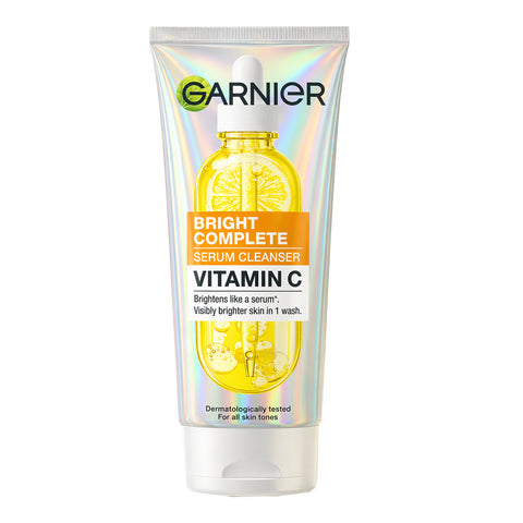 Garnier Bright Complete Vitamin C Serum Cleanser  100ml