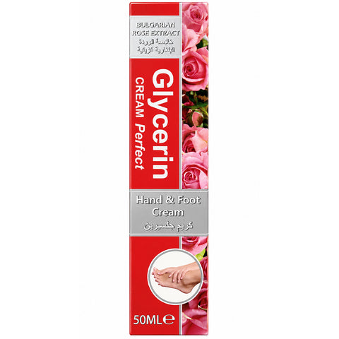 Glycerin Perfect Hand & Foot Cream with Bulgarian Rose Extract 50ml