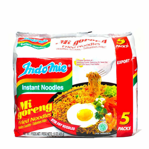 Indomie Fried Noodles (Mi Goreng) Instant Noodles – 82 g × 5 Pcs