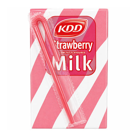 KDD Strawberry Low Fat Milk 125ml