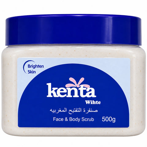 Kenta White Face & Body Scrub 500g