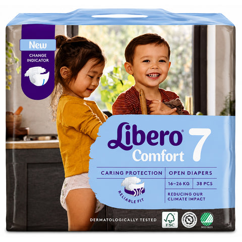 Libero Comfort 7 Open Diapers 38 PCS 16-26KG