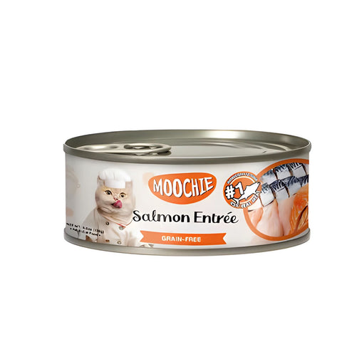 Moochie Salmon Entree Grain-Free Cat Food 156 G
