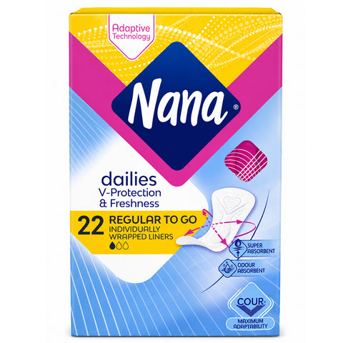 Nana Dailies Regular To Go Liners 22 PCS