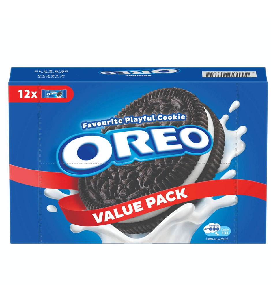 Oreo Original Cookies 12x36.8g – Value Pack Kuwait – Sinbad Supermarket