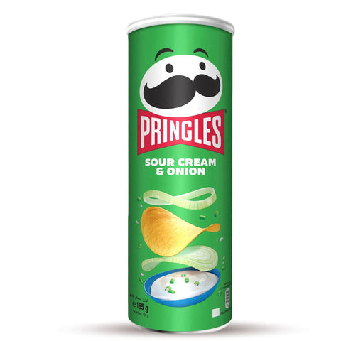 Pringles Sour Cream & Onion Chips 165g