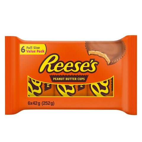 Reese’s Peanut Butter Cups Value Pack 6 × 42g (252g)