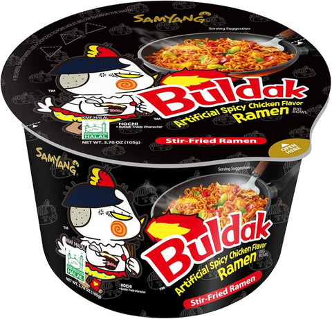 Samyang Buldak Hot Chicken Spicy Instant Ramen Bowl 105g