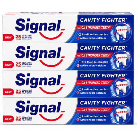 Signal Cavity Fighter Toothpaste 4 x 120ml