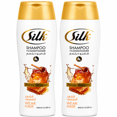 Silk Honey Blossom Shampoo + Conditioner for Weak Hair 2x400ml