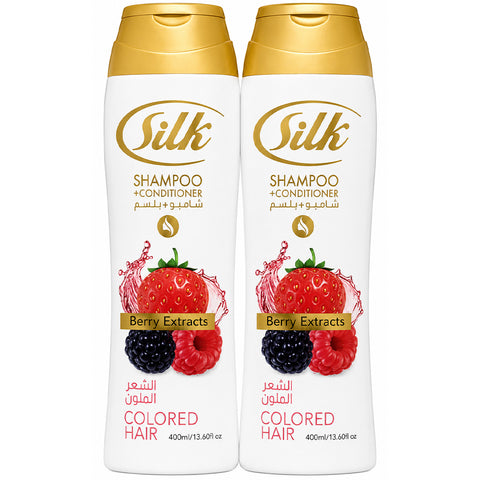 Silk Berry Extracts Shampoo + Conditioner for Colored Hair 2x400ml