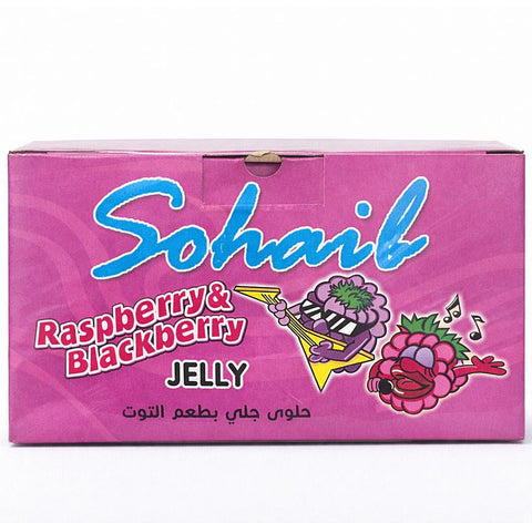 Sohaib Raspberry & Blackberry Jelly Candy 24 × 37g