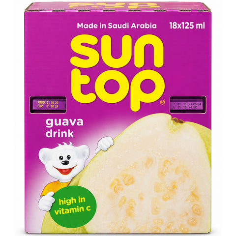 Sun Top Guava Drink 18×125ml