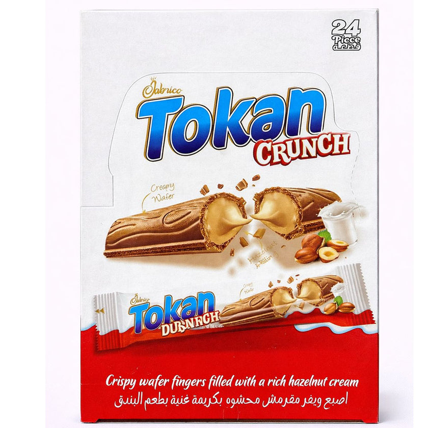 Tokan Hazelnut Wafer Fingers 24pcs Crunchy Snack – Sinbad Supermarket