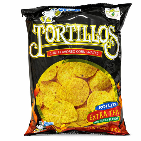 Tortillos Chili Flavored Corn Snacks 100g