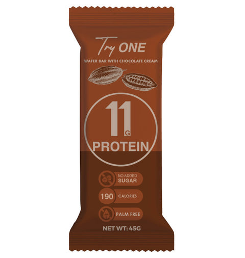 Try One Protein Wafer Bar Chocolate 45g